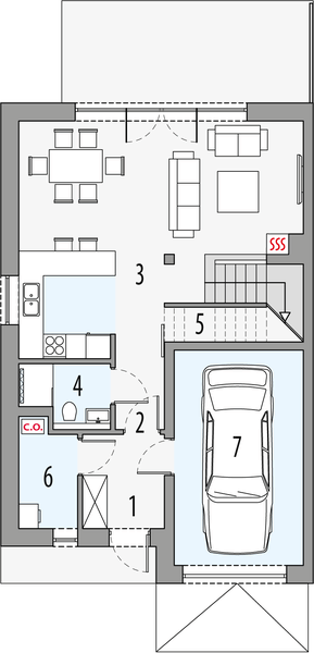 Parter projektu Milan 1 - segment lewy