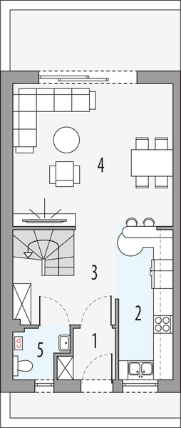 Parter projektu Emilka 2 - segment lewy