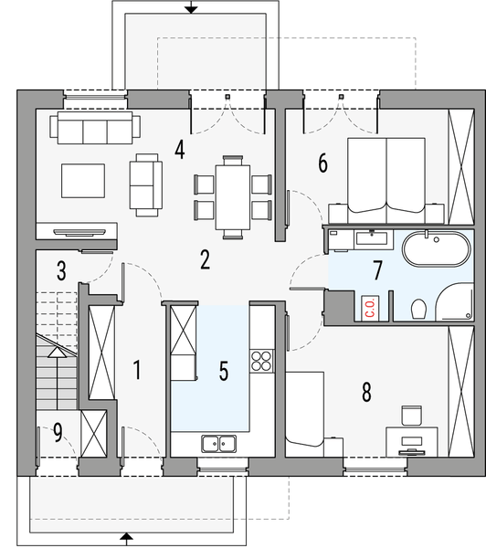 Parter projektu Melisa 2 - segment lewy