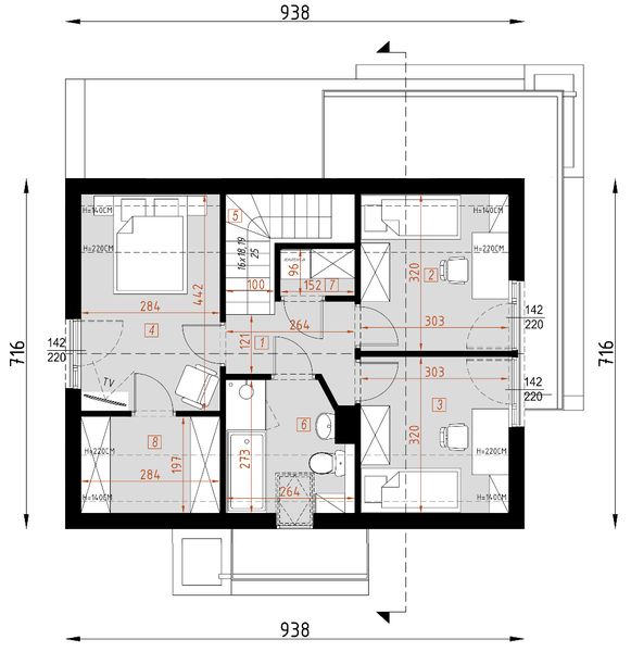 Poddasze projektu D339B