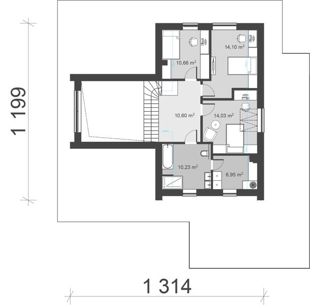 Poddasze projektu uA271