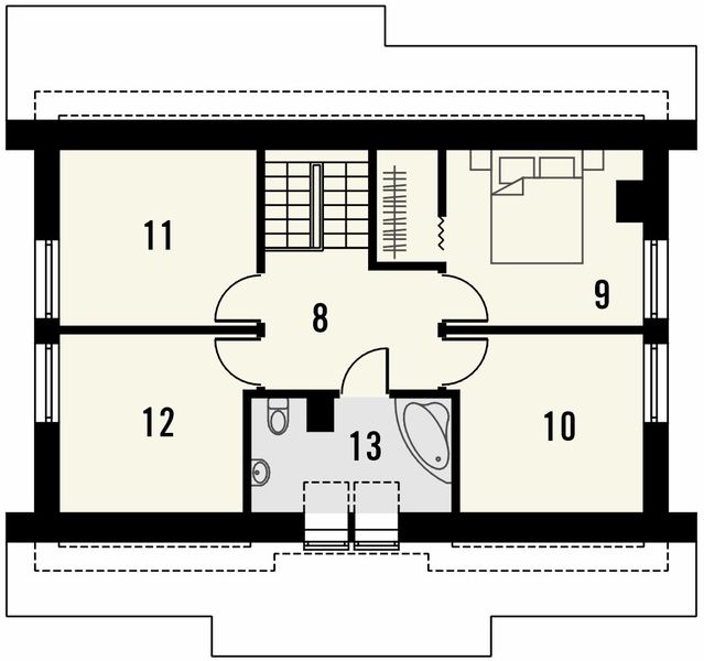 Poddasze projektu Rumianek