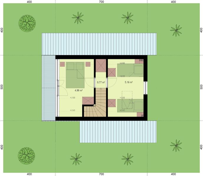 Poddasze projektu L-321 Brda
