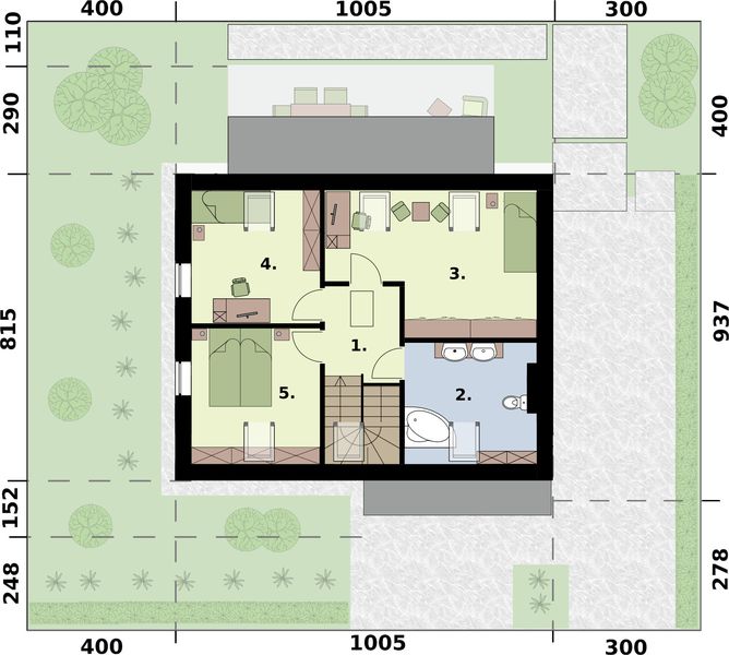 Poddasze projektu Wels 4