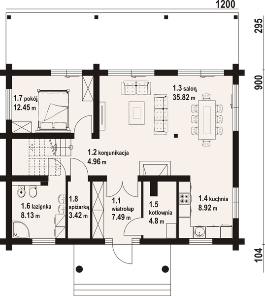 Parter projektu Chmielniki małe dw 72