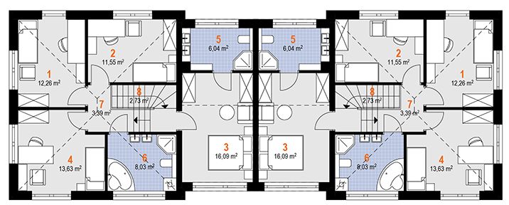 Poddasze projektu Topaz Prima Duolit (1876)
