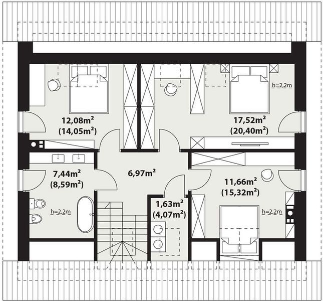 Poddasze projektu Muna
