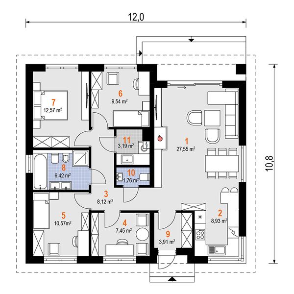 Parter projektu Olga (1879)