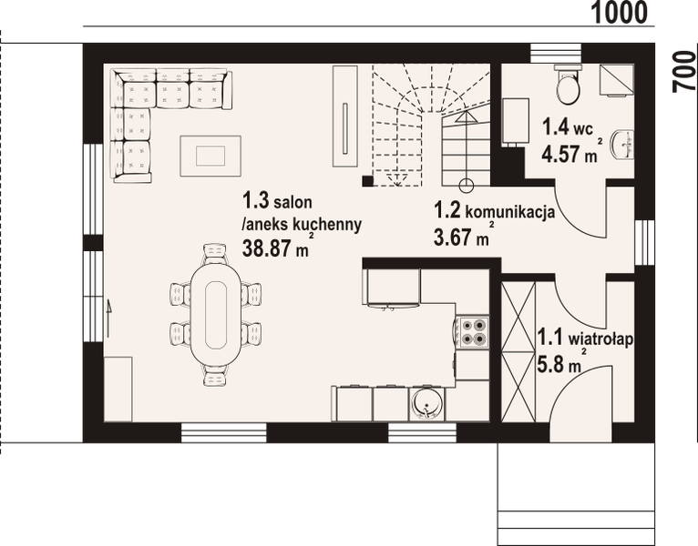 Parter projektu Osieczno bb 70 dws