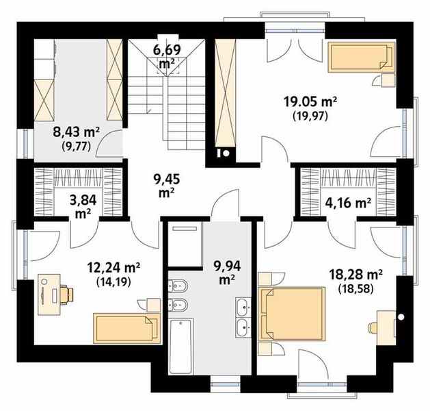 Poddasze projektu Mops