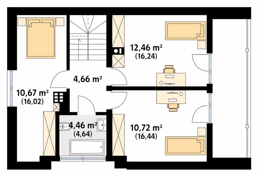 Poddasze projektu Takt 6