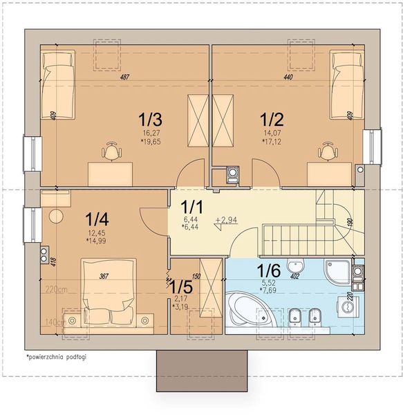 Poddasze projektu Rodzinek 3