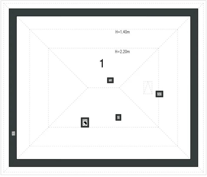 Poddasze projektu EG-105 wariant I
