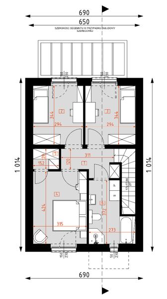 Piętro 1 projektu D348