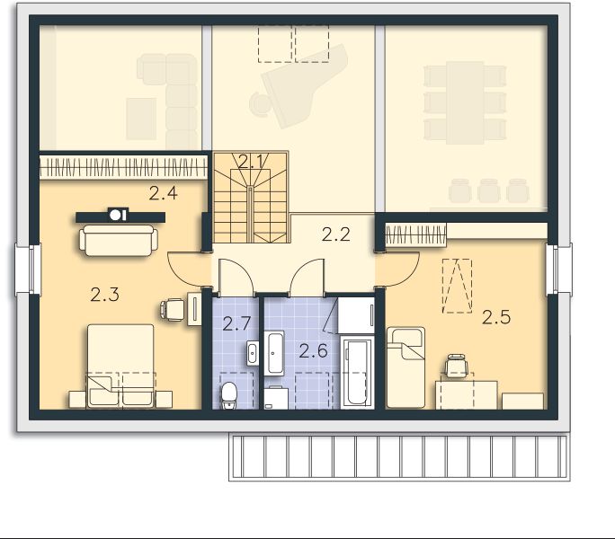 Poddasze projektu Lund II DCP370a