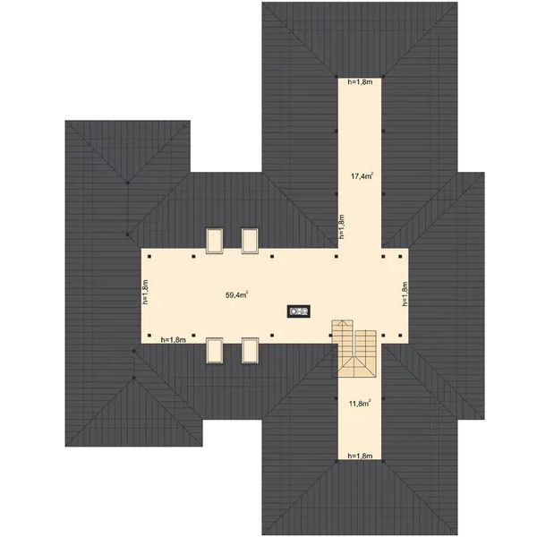 Poddasze projektu APS 312 ECO