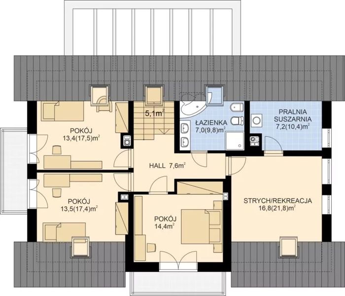 Poddasze projektu APS 311 ECO