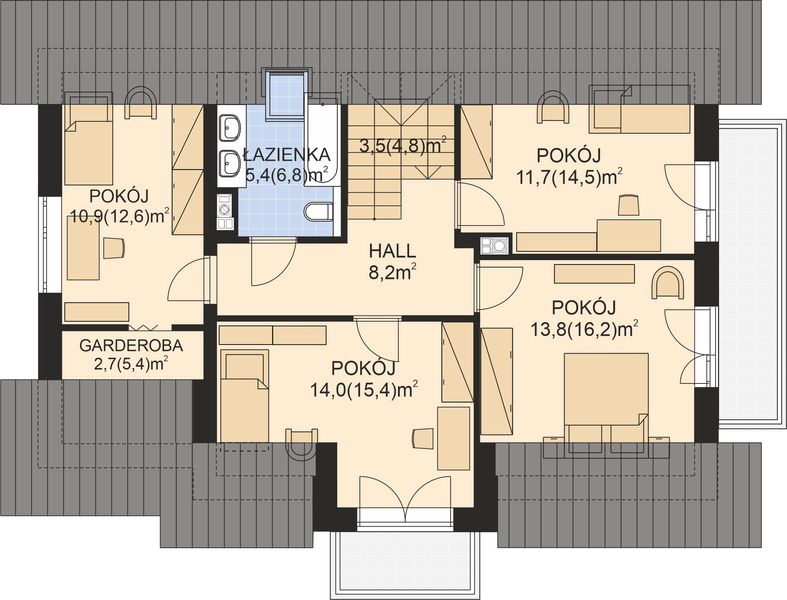 Poddasze projektu APS 262 ECO