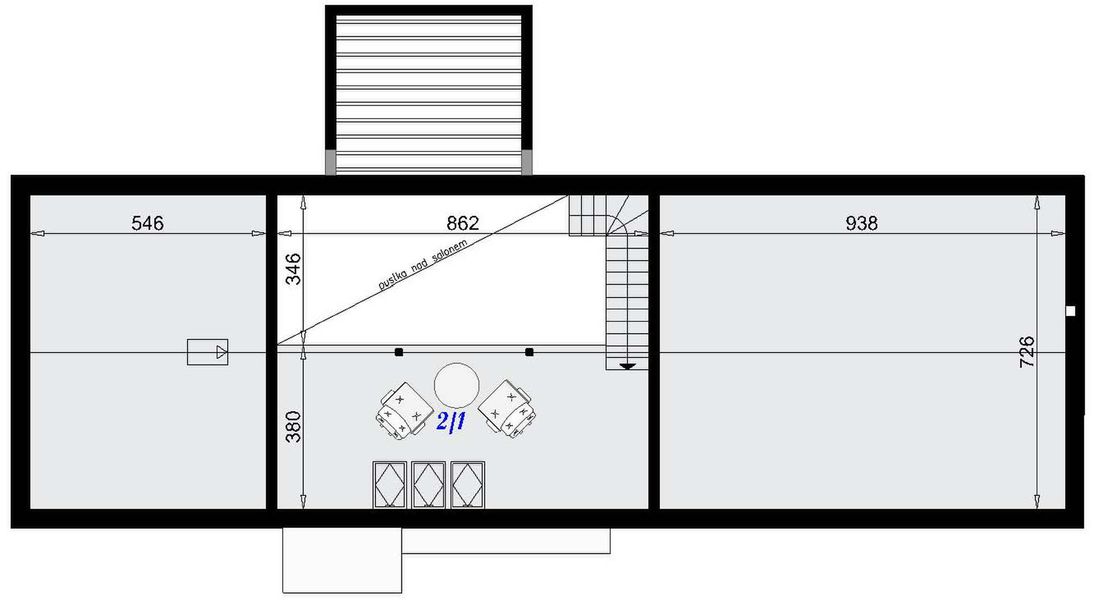 Poddasze projektu Dom Wasilla 2