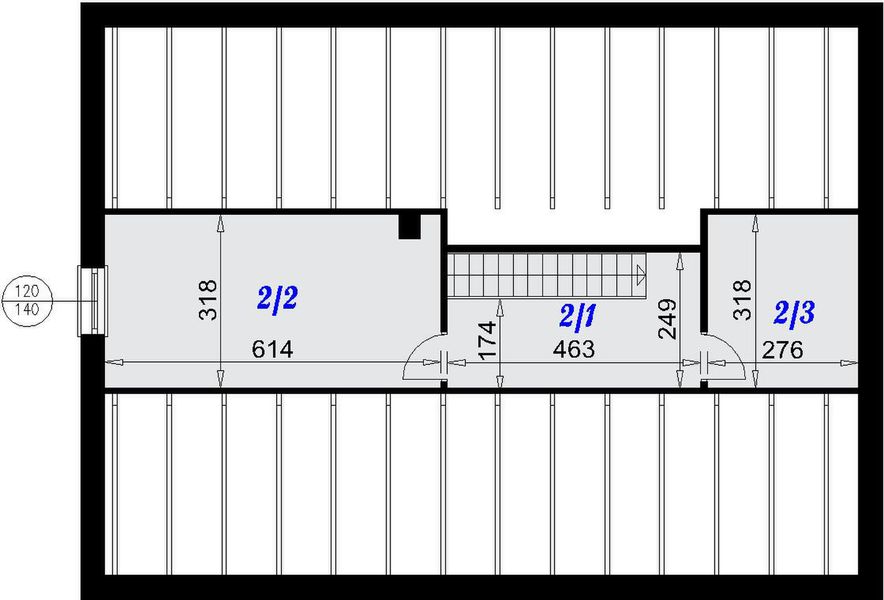 Poddasze projektu Dom Inverness 4