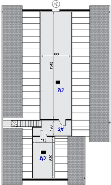 Poddasze projektu Dom Bursztyn 2 (G1)