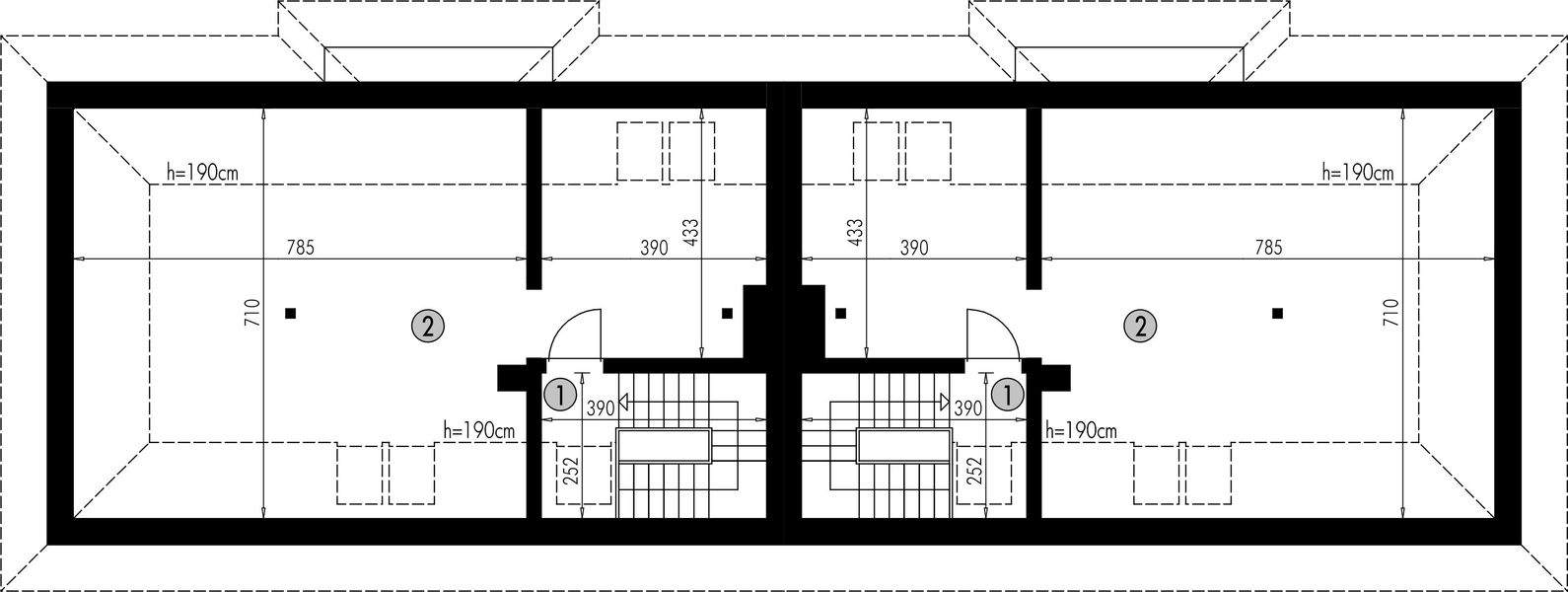 Poddasze projektu Bliźniak 1