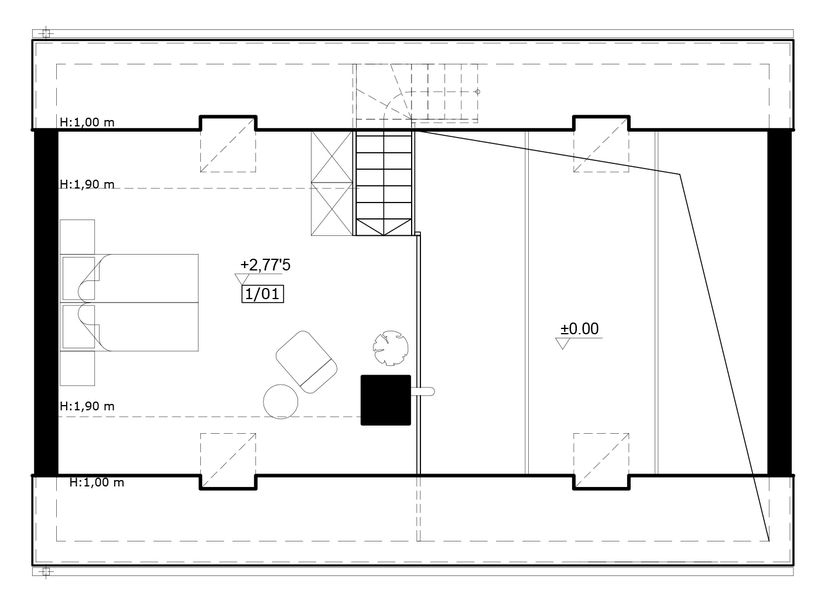 Poddasze projektu Kantry 2