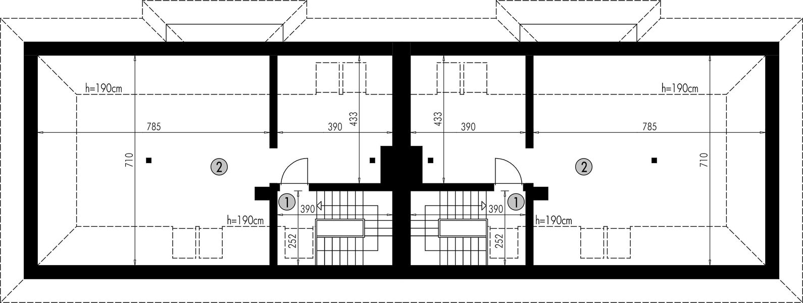 Poddasze projektu Bliźniak 2