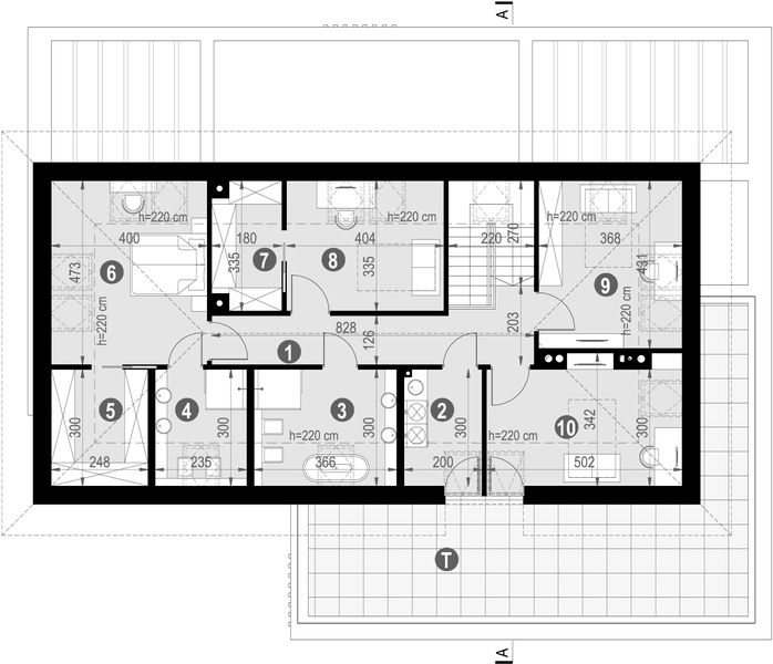Poddasze projektu BrickHouse 103