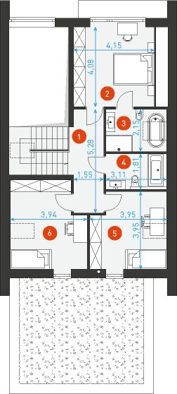 Poddasze projektu Idealny M3