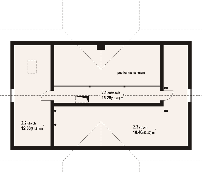 Poddasze projektu Annobór dw