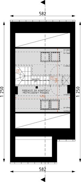 Poddasze projektu D349
