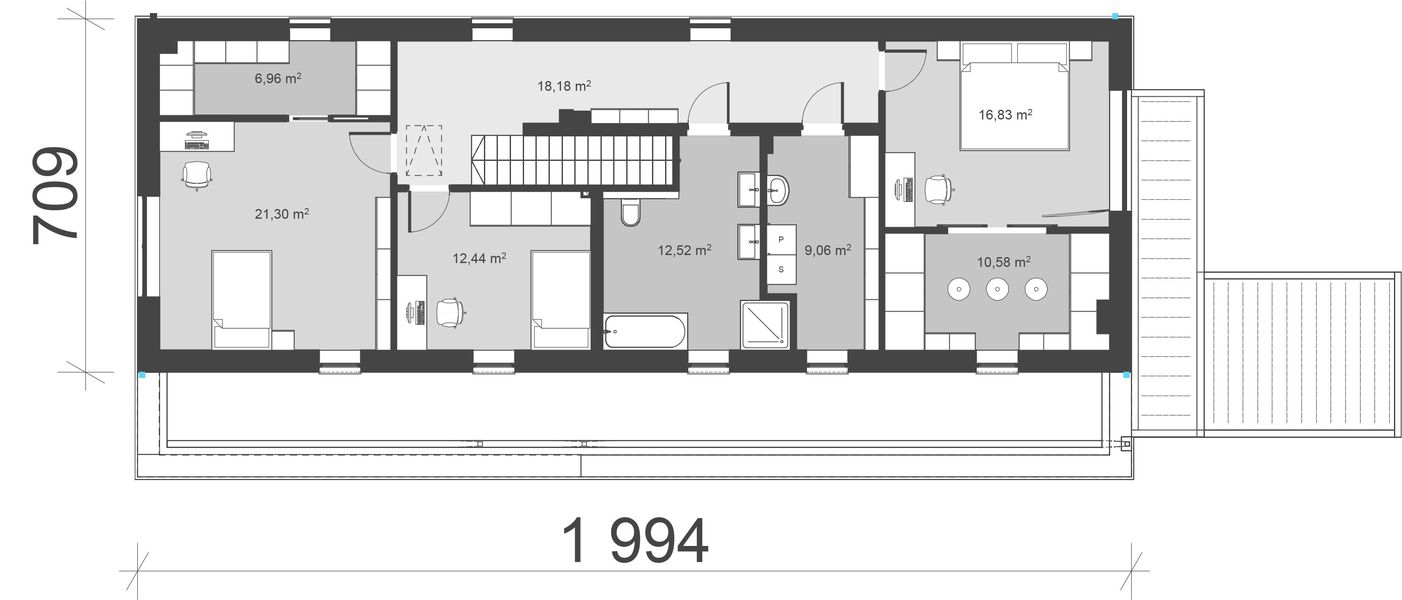 Piętro 1 projektu uA370