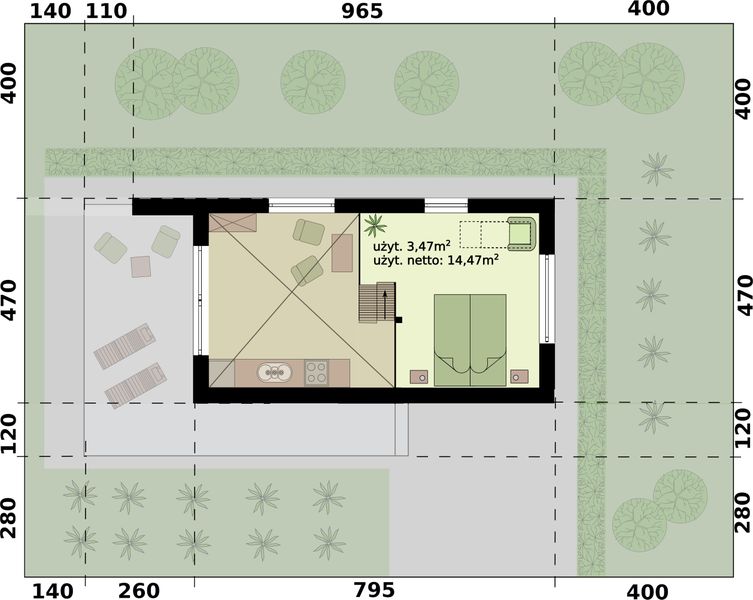 Poddasze projektu L-322