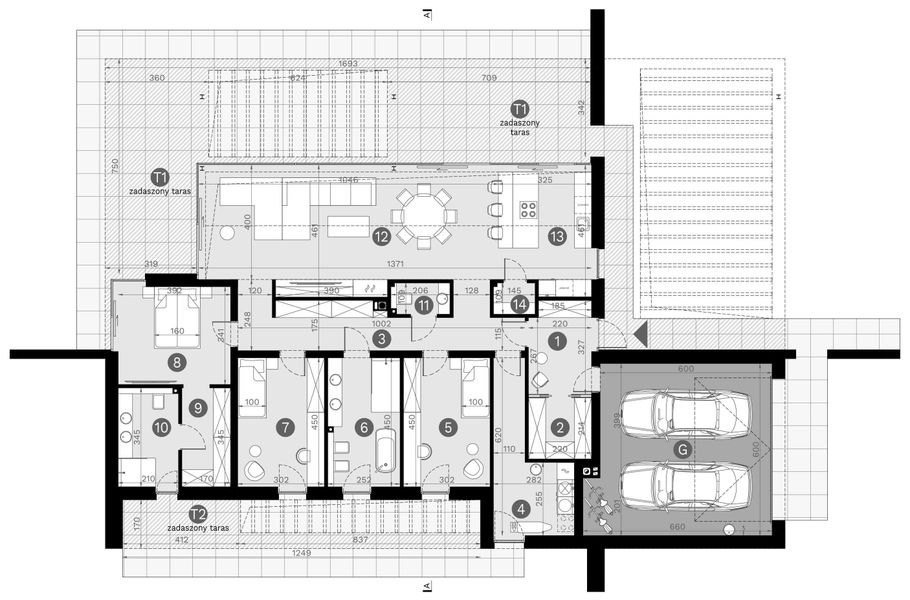 Parter projektu HomeKoncept 112 G2 wariant 01