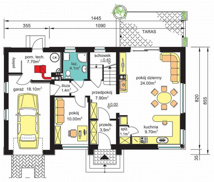 Parter projektu BW-03 wariant 3 (FL)