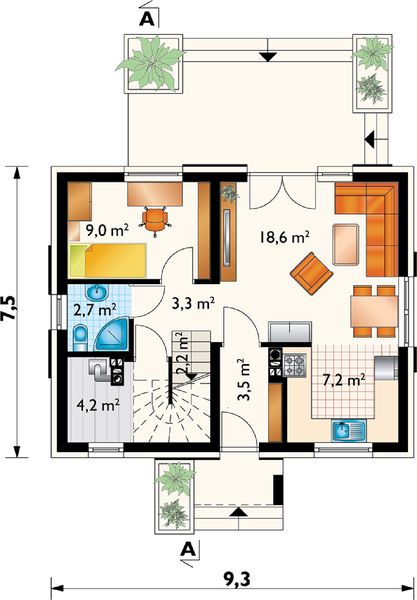 Parter projektu Drops (1889)