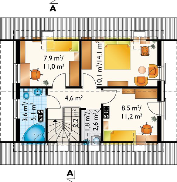 Poddasze projektu Drops (1889)