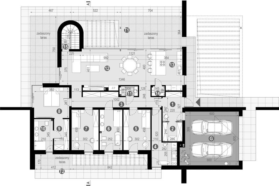 Parter projektu HomeKoncept 112 G2 wariant 03