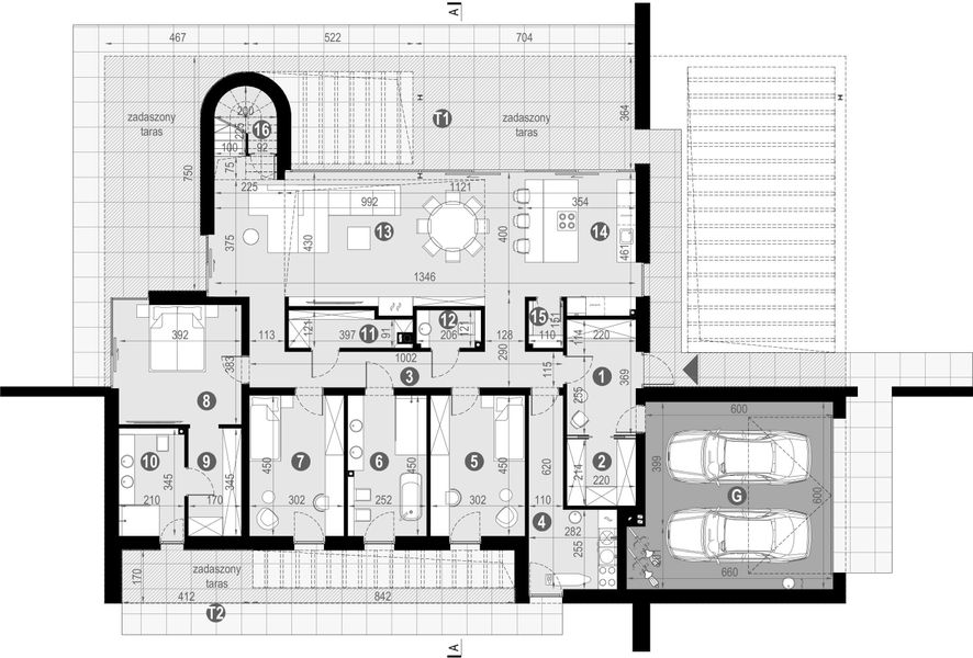 Parter projektu HomeKoncept 112 G2 wariant 04
