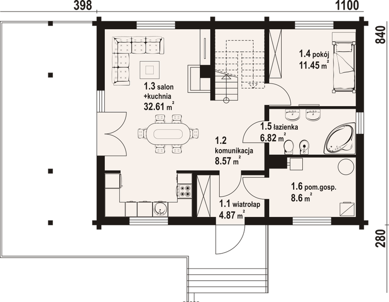 Parter projektu Milicz 33 dw