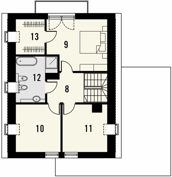 Poddasze projektu Loft