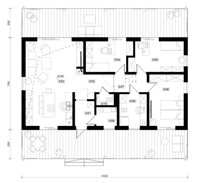 Parter projektu Merkury - drewniany