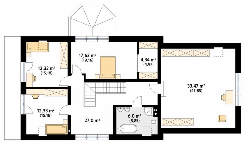 Poddasze projektu Jagodowy 3