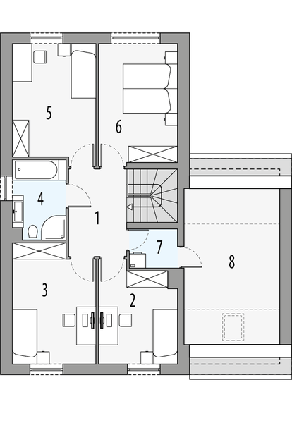 Piętro 1 projektu Malena