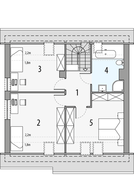 Poddasze projektu Sara 2