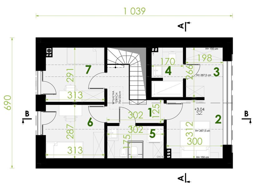 Poddasze projektu PióroArchitekci – 30