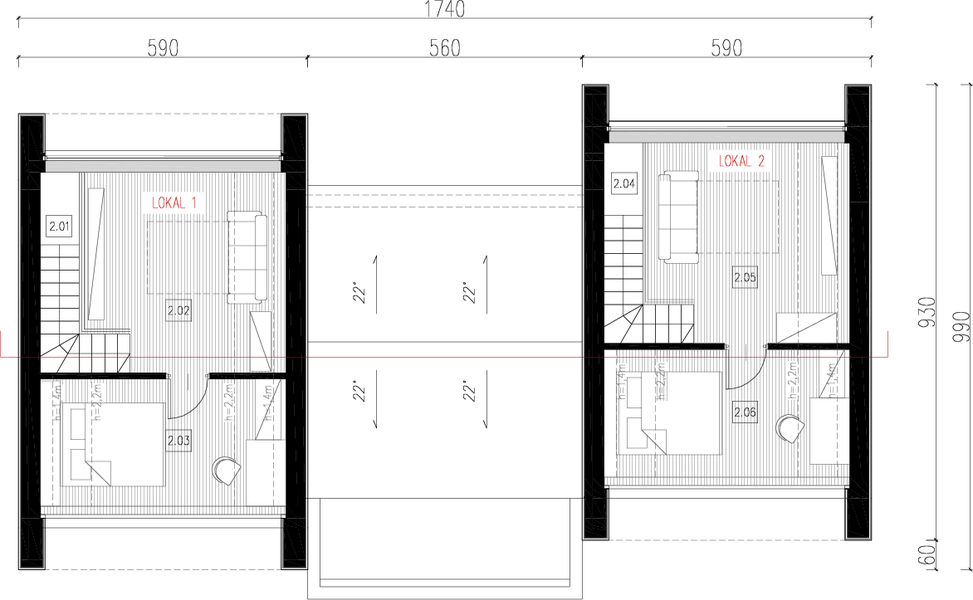 Poddasze projektu Hania