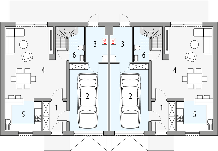 Parter projektu Sara 3 - dwulokalowy LLL