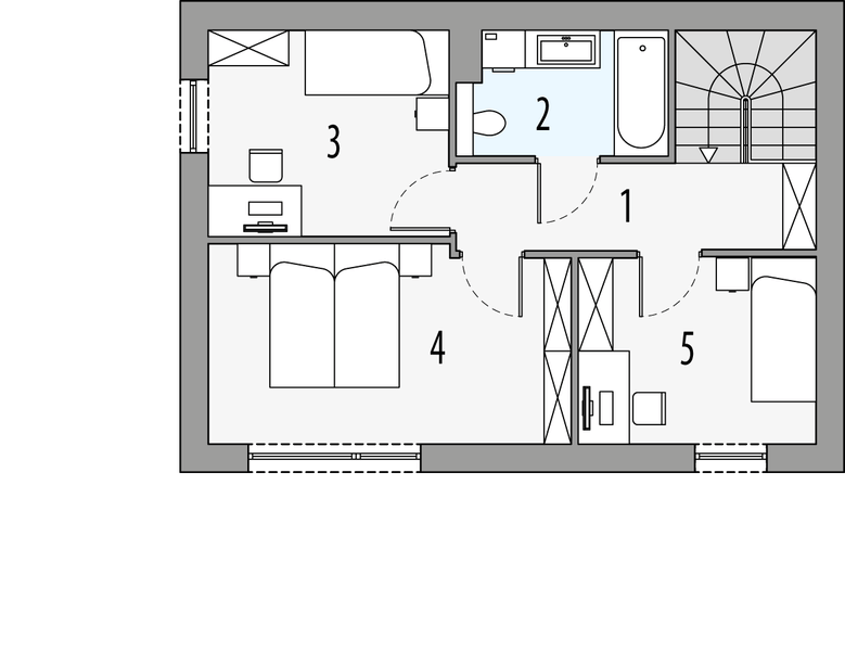 Piętro 1 projektu Dori